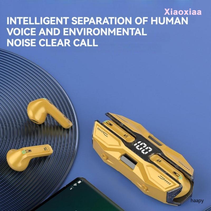 Product Introduction of New Mecha E-Sports Headset - High Quality, Clear Calls. Wireless Bluetooth Headset with Low Latency for Gaming. TWS Wireless Earphone with Bass and Handsfree Function.dsa 16