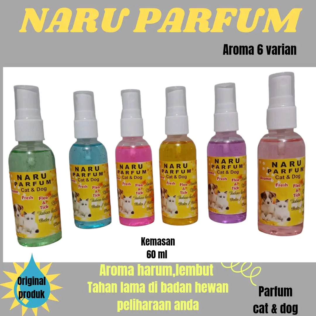 parfum kucing dan anjing kemasan 60ml