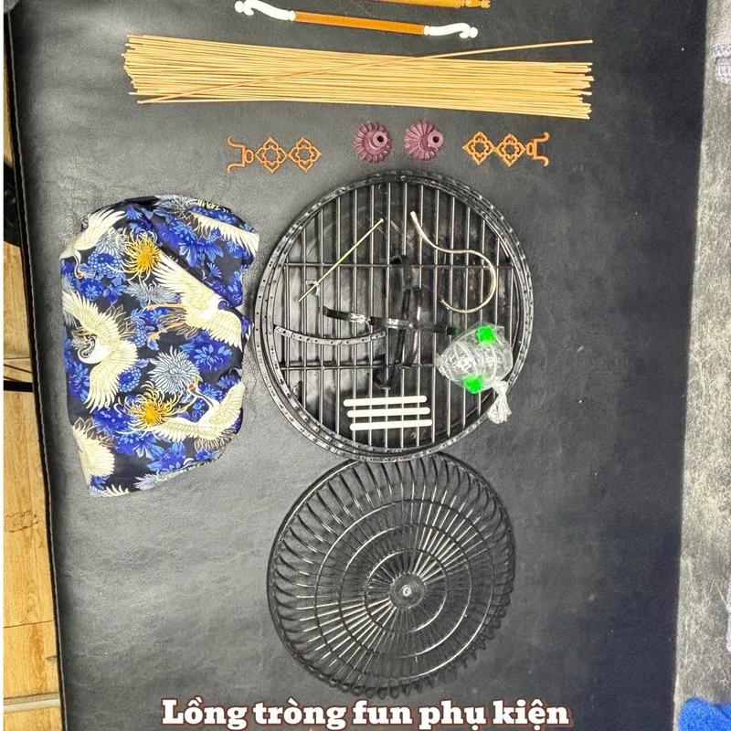 Khung tự lắp - Lồng nhựa  chim vành khuyên hút mật cao cấp lồng fun phụ kiện 8