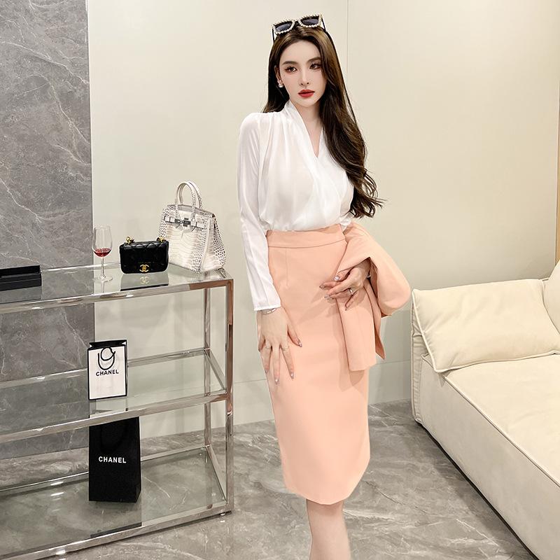 Product Introduction of Fashion Shirt Women's work shirts, satin shirts White Shirts, Long Sleeve Shirts, Korean Shirts, Blouses, Women's Shirts 30019 7