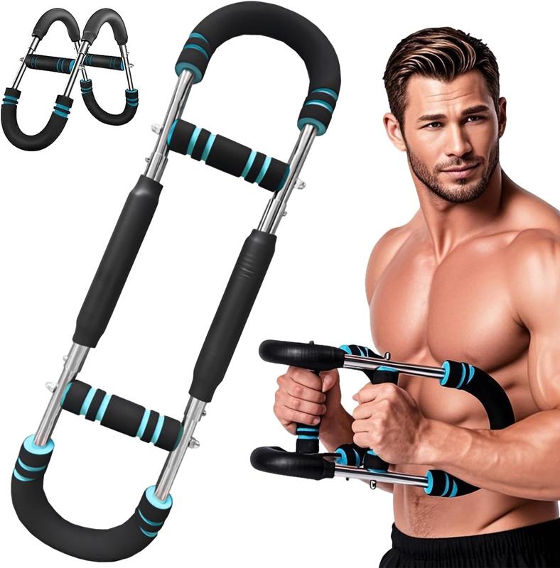 Adjustable Spring Power Twister Bar - 60-100lb Arm Trainer for Forearm ...