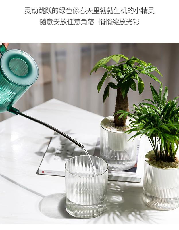 Product Introduction of High-auality Plant Self-watering Pot with Water Container Home Decoration Round Decorative FlowerPot and Planter for Garden 12