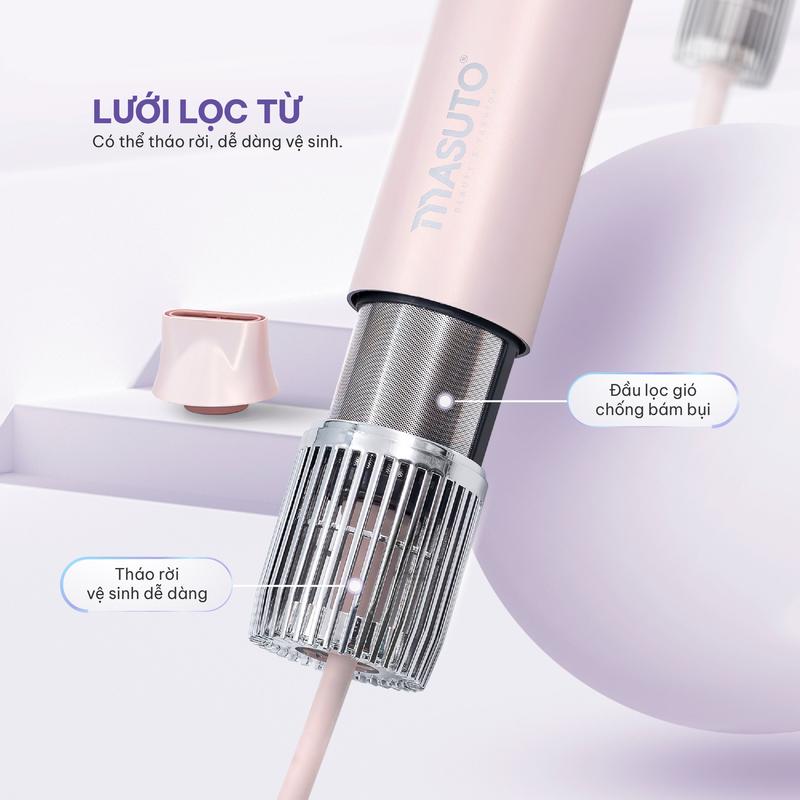[SIÊU SALE 15/5] Máy Sấy Và Tạo Kiểu 5 Trong 1 Masuto AirStyler - KLS HA - Công Nghệ Ion Âm Bảo Vệ Tóc, Giảm Hư Tổn Tóc, Bảo Hành 24 Tháng 5
