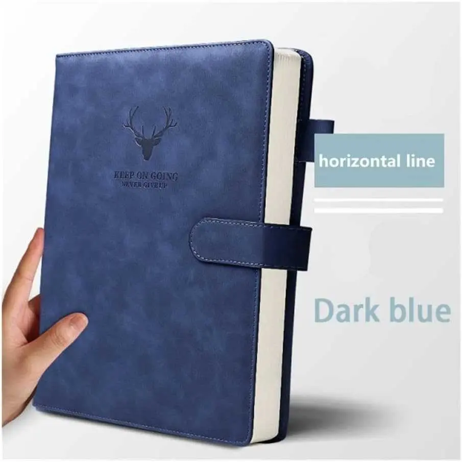 Toddi Buku Catatan Harian Notebook Cover Kulit Magnetic Buckle A5 - TL5