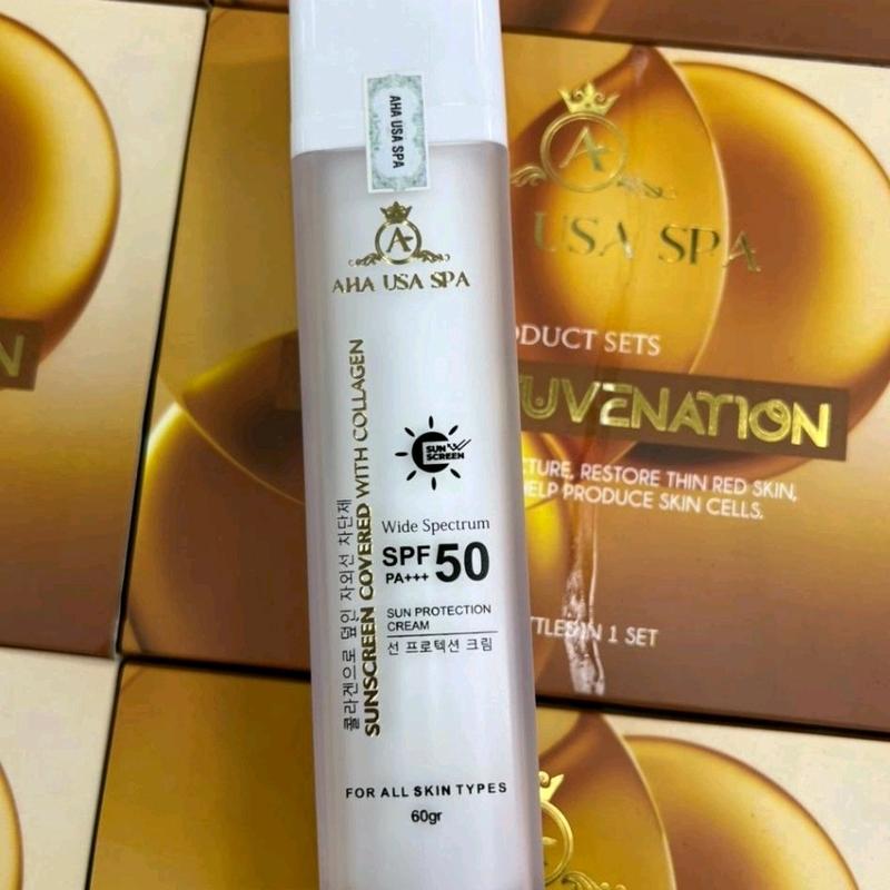 Sữa chống nắng phổ rộng AHA BEU, dành cho mọi loại da, Sunscreen Kem Chống Nắng Women , da mặt 3
