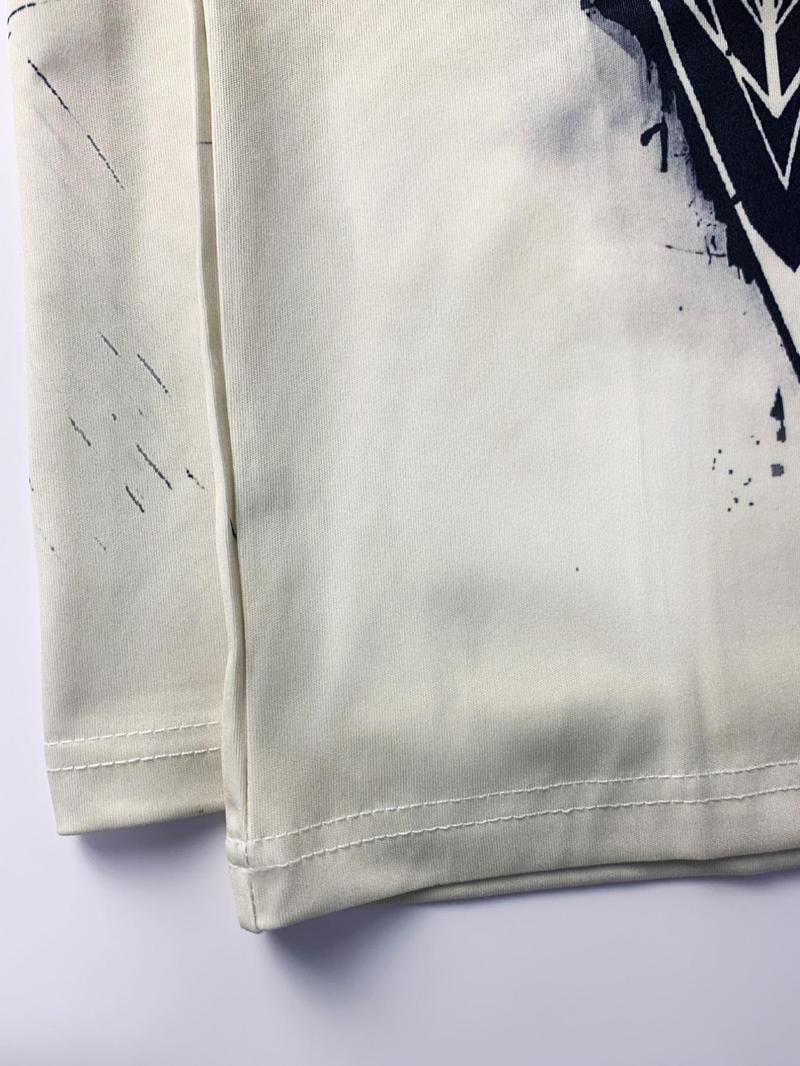 Product Introduction of Men's Regular Fit Compass Print Drawstring Waist Pants, Casual Pocket Pants for Outdoor Daily Wear, Fashion Men's Bottoms for All Seasons 5
