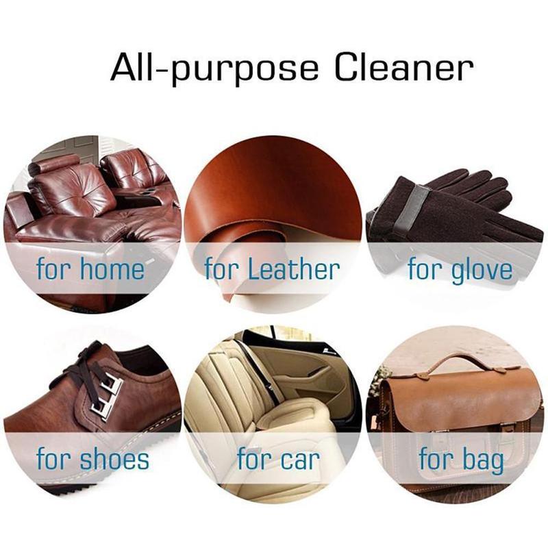 Product Introduction of Multi-functional Leather Cleaning Cream  No Wash Shoe Washing Stain Removal And Maintenance 27