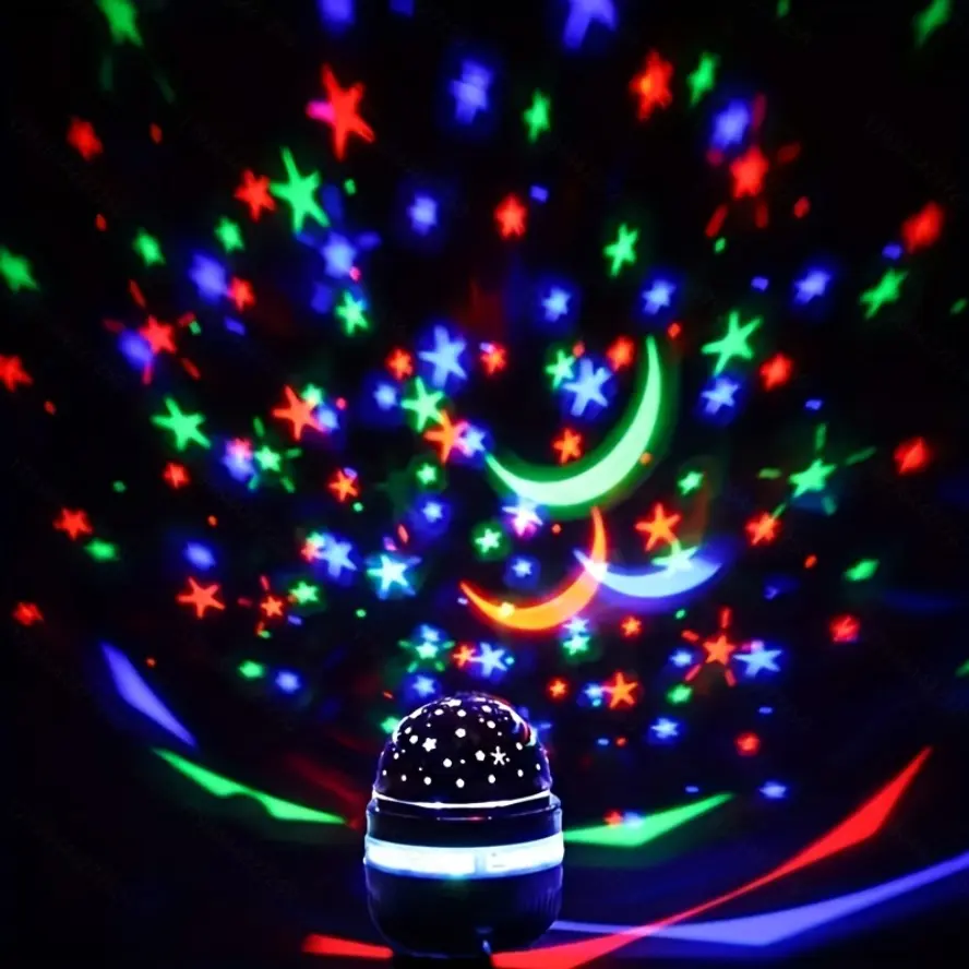 New 1 Pcs Star Projector, Galaxy Projector Night Light Projector For For Bedroom Gaming Room, Home Theater, Ceiling, Room Decor, Christmas Gift Camping Wedding Decor Halloween Christmas Decor
