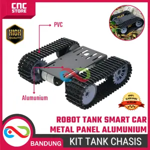 Robot Tank Track Chassis Smart Car – Rangka Mobile Robot