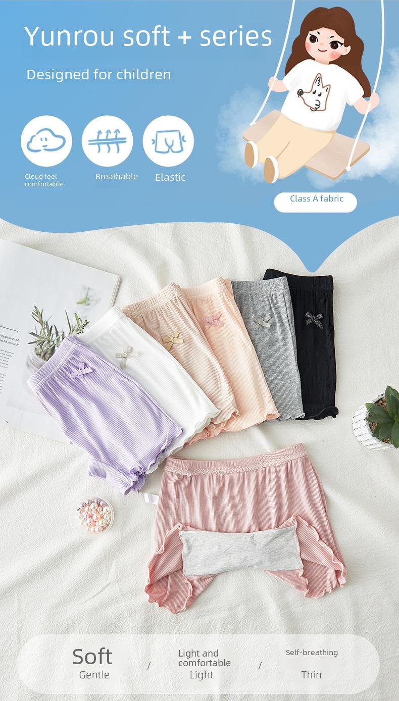 Product Introduction of Quần An Toàn Cho Bé Gái, Chất Liệu Cotton Vải Modal, Quần Đùi Mỏng Mùa Hè, Thích Hợp Cho Trẻ Em, Quần Đùi Ngọt Ngào, Ngoại Cỡ, Thích Hợp Cho Trẻ Em, Quần Áo Trẻ Em 1
