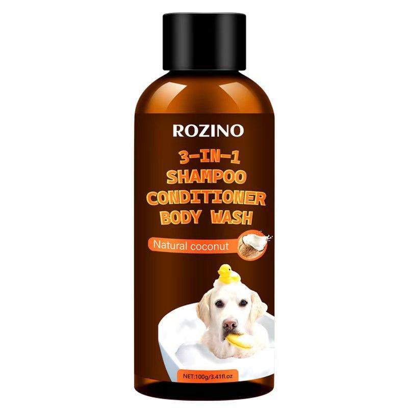 3 in 1 Natural Coconut Pet Shampoo, Pet Conditioner and Shower Gel, Multifunctional Pet Grooming Supplies for Home and Outdoor Use 7