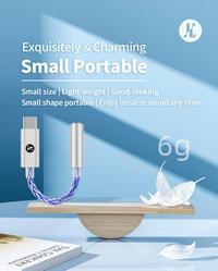 Gambar JCALLY JM6 Pro Hires CX31993+MAX97220 DAC Type C to 3.5mm Adapter Converter - Silver Blue dari Yankee Indonesia Kota Administrasi Jakarta Barat 2 Tokopedia