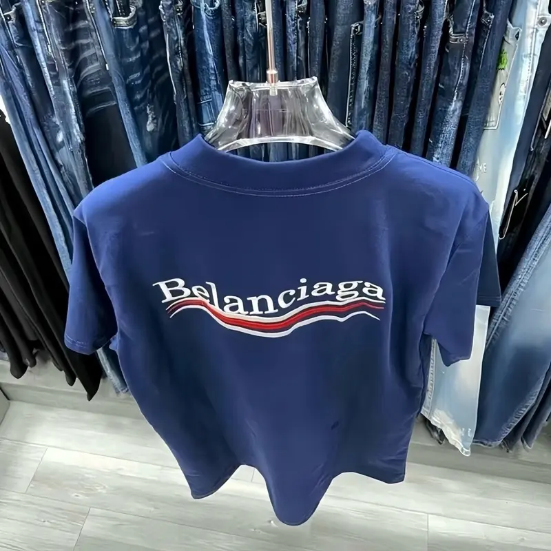 Áo Phông Belanciage Hoạ Tiết Chữ Thêu Cotton Mềm Mịn HOTTREND Nam Nữ