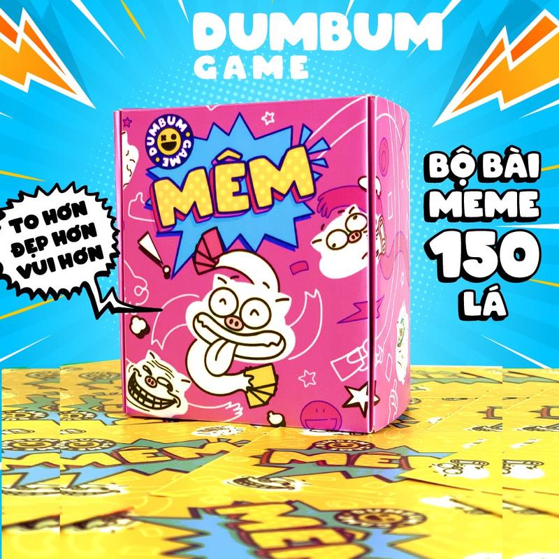 Bộ bài Meme 150 lá chơi vui quên lối về, boardgame meme hài hước chơi nhóm cùng bạn bè Thẻ Bài Cards
