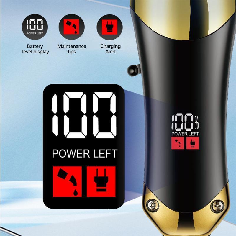 Electric Hair Clipper Set, 2 Counts Rechargeable Hair Clipper, Professional Hair Trimmer for Men, Hair Clipper Set with Comb Heads, Great for Men Stylists Barber Barbershop Salon Home Use 8