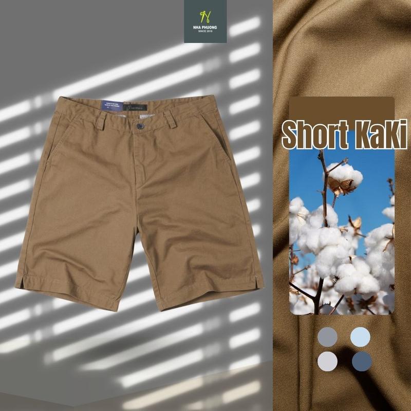 Quần short kaki nam THÁI KHANG vải cotton dày mềm QUAN01 Menswear Quần Lửng Có Túi - Màu sắc đa dạng, form quần ngắn, chất liệu vải cao cấp