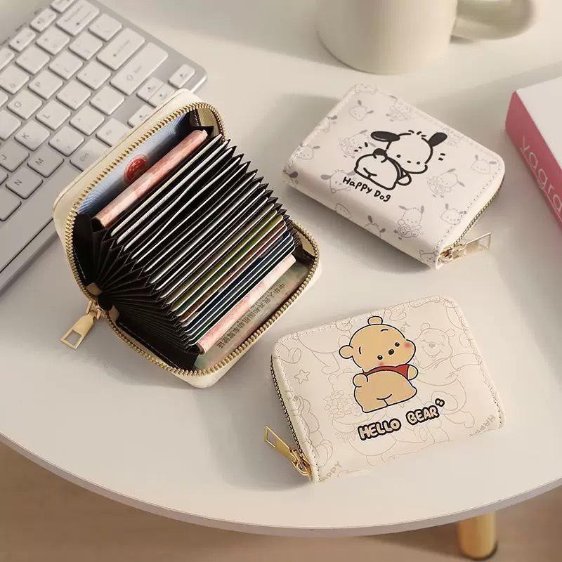 Ví Mini Nhiều Ngăn Nhỏ Gọn Họa Tiết Gấu X.X Siêu Hot Nhiều Mẫu Mới nḣất