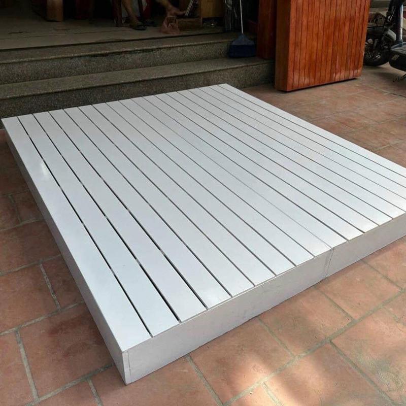 Giường pallet gỗ quế cao 20cm 2