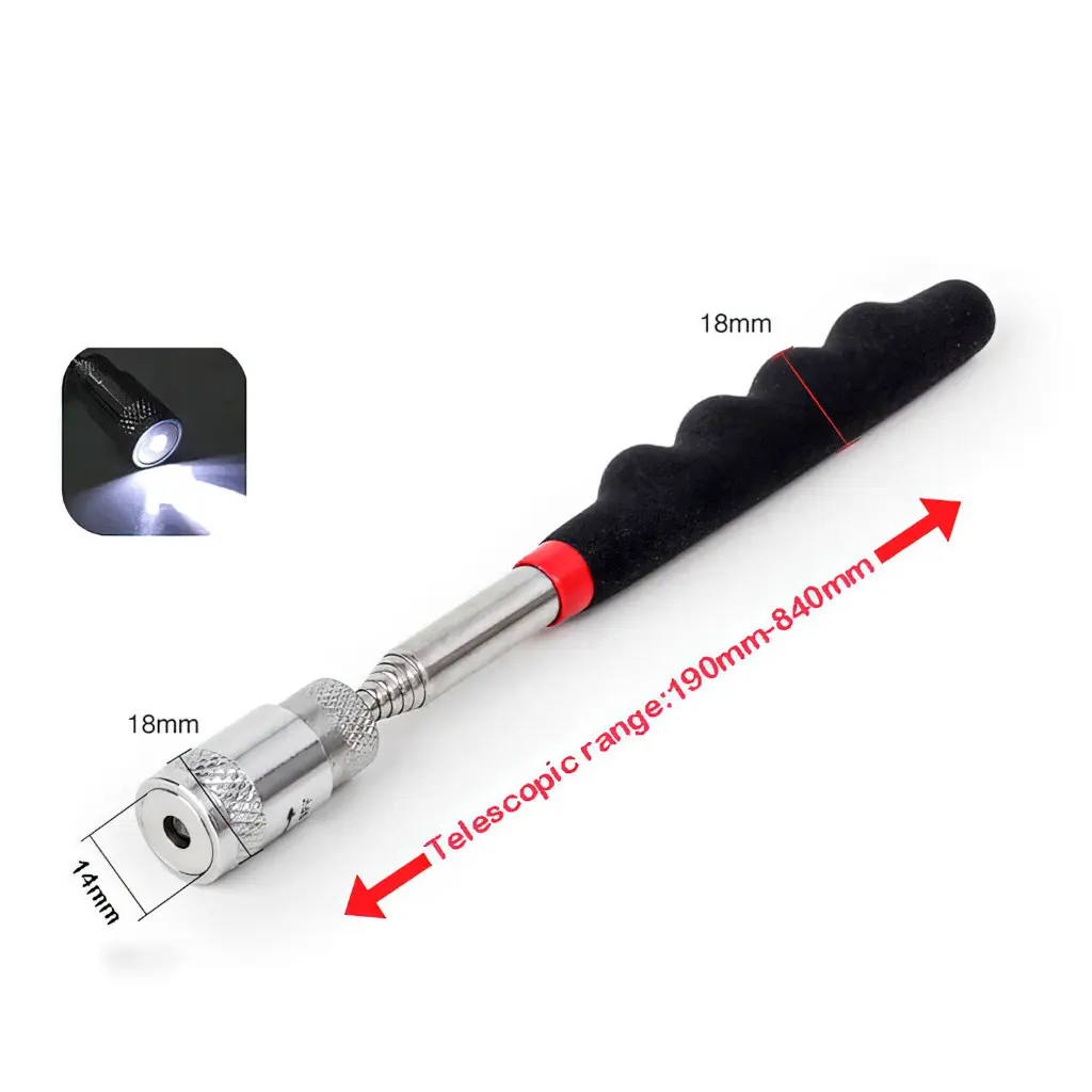 tongkat magnet lampu teleskopik stik stick magnet tongkat magnet panjang