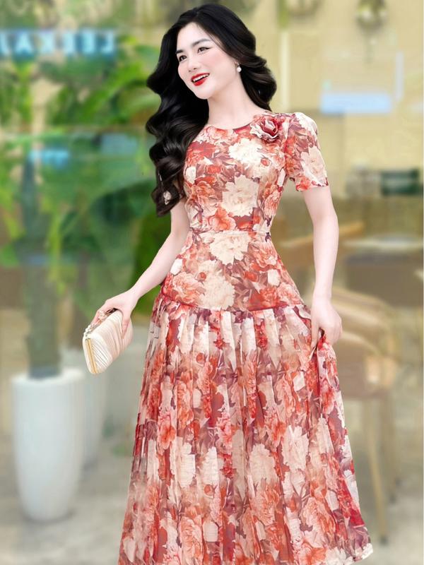 [MIỄN SHIP] MDU4003 Váy Tơ Hàn – Thiết Kế Tạo Nên Phong Cách Dịu Dàng và Quyến Rũ Dành Cho Nữ Women Dress 2