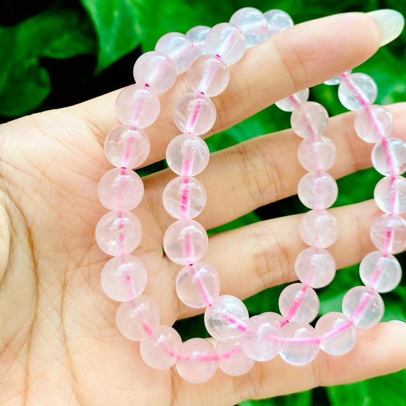 Vòng Tay Thạch Anh Hồng, Size Nam Nữ