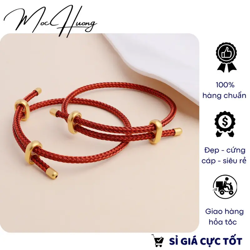 [Siêu rẻ] Vòng tay dây thép [Tặng kèm 2 chặn cao su] - MH711