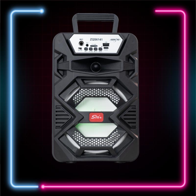 Product Introduction of [KÈM MICRO] Loa Bluetooth ZQS-6141 Công suất lớn, Có thể karaoke ngoài trời, Hỗ trợ đèn led nhấp nháy theo nhạc 3