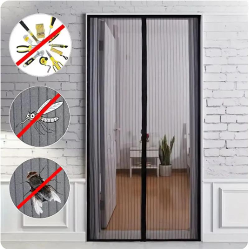  Rèm chống muỗi từ tính màn mềm từ tính cửa lưới chống muỗi tự mồi rèm chống muỗi để ngăn muỗi và côn trùng dễ lắp đặt không yêu cầu lắp đặt 