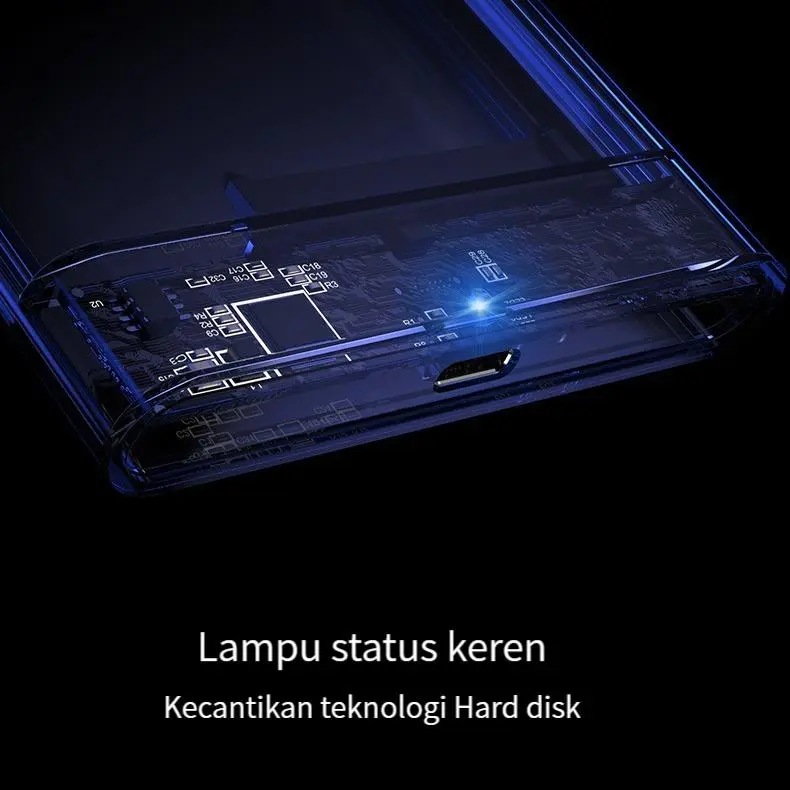 Enclosure 2.5 Inch USB3.0 Casing Harddisk External Hard Drive Enclosure Disk Data Portabel SSD Enclosure Plastic Pc 5