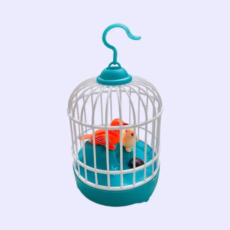 ￼Đồ Chơi Lồng Chim Hót, Lồng Chim Cảm Ứng Tiếng Vỗ Tay Toy Voi Pin 2