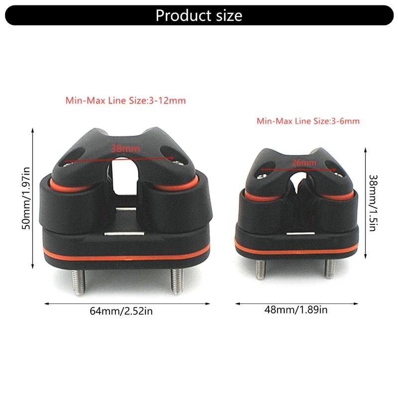 Product Introduction of Rope Fairlead for Boat Canoe Bearing Carbo Cleat Kayak Accessories 0