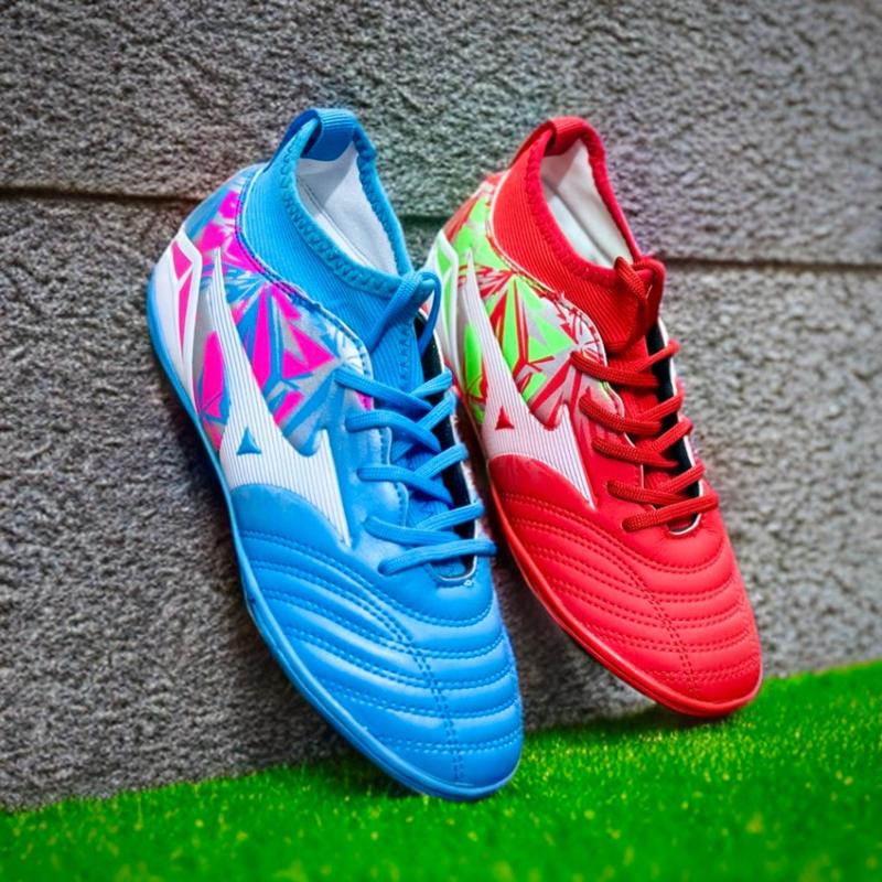 Giày đá bóng trẻ em Mizuno Neo 4 Atom Kid, giày đá banh sân cỏ nhân tạo thể thao bền đẹp - 2EVSHOP