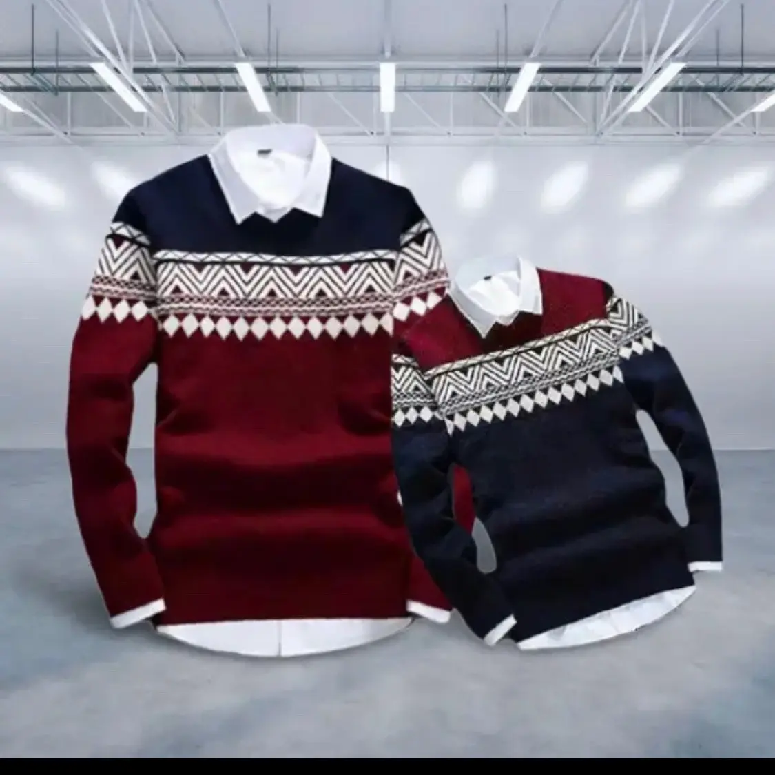SWEATER RAJUT COULUMBUS TRIBAL HIGH QUALITY Navy Pria Panjang Tebal