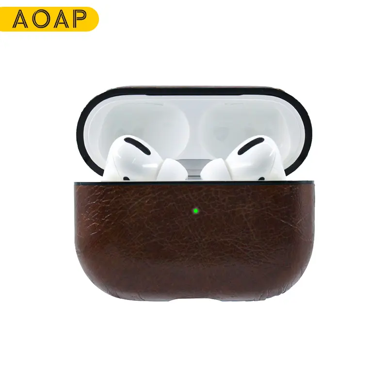 For apple Airpods3 leather case（with Keychain）