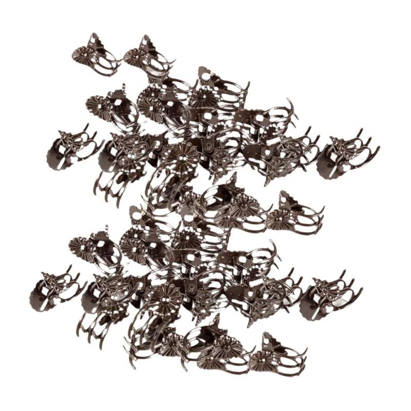 100x Plant Support Clips Gardening Tool Plant Climbing Fixing Clip for Climbing Plants Cucumbers Loofahs Outdoor Grape Vine 8