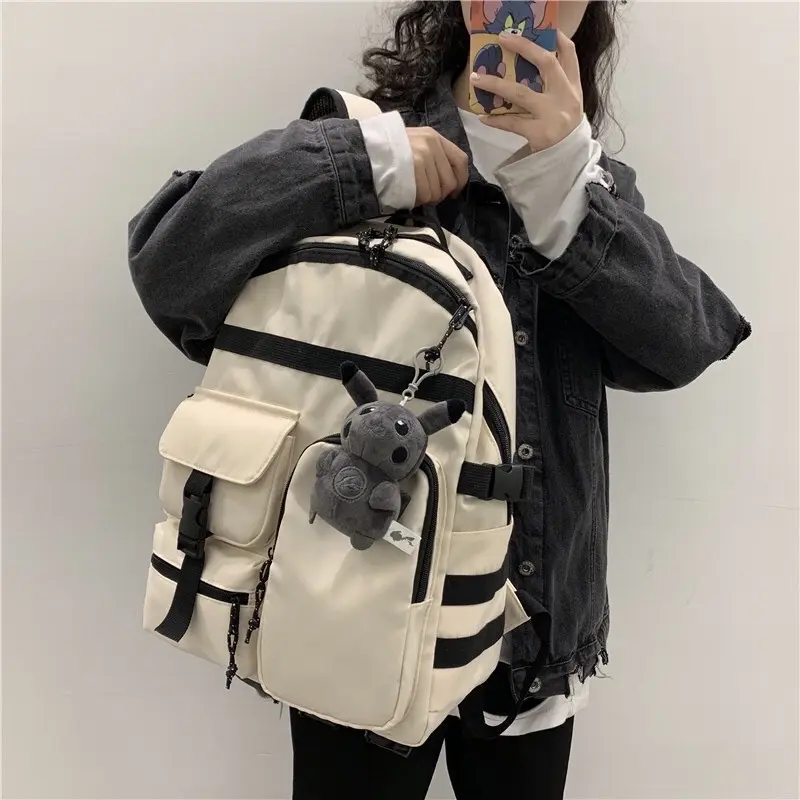Balo nam nữ nhiều ngăn đi học, đi du lịch Bag Backpack Đeo Vai 2