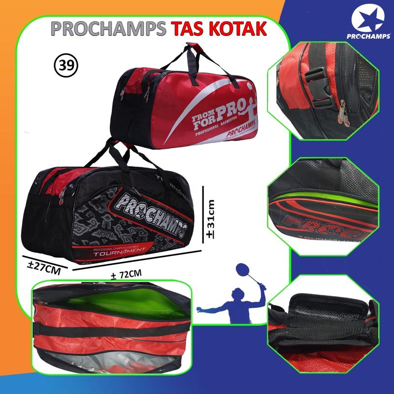 PROCHAMPS NEW TAS KOTAK PRINTING /TAS JING JING TAS BADMINTO - Shop ...
