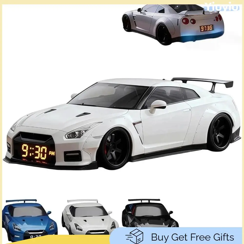 New LED Display Hyper-car Alarm Clock Super Car Shaped Portable Novelty ...