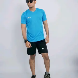 Likegoods Setelan Jersey Dryfit Olahraga Murah Koas Dan Celana Untuk Jogging Running Futsal Badminton Padel Gym Bahan Adem Lembut Sport