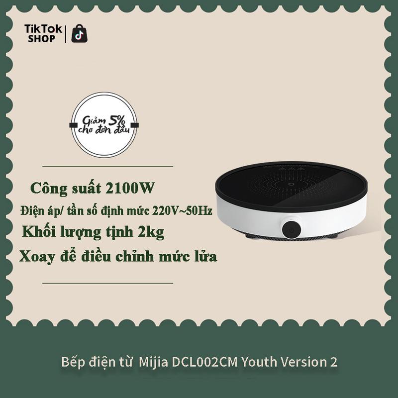 Bếp điện từ  Mijia DCL002CM Youth Version 2-Bảo hành 6 tháng - Bếp Từ
