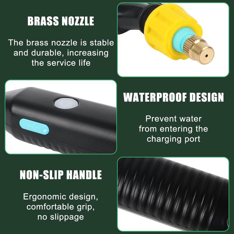 5L Electric Sprayer, 1 Set USB Rechargeable Garden Plant Sprayer, Automatic Watering Sprayer for Garden Plant, Garden Watering Equipment 2