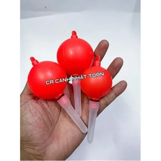 PHAO BƠM NHỰA BỎ ĐÈN CÂU CÁ, CÂU SÔNG, CÂU CÁ ĐÊM CÁC SIZE Fishing