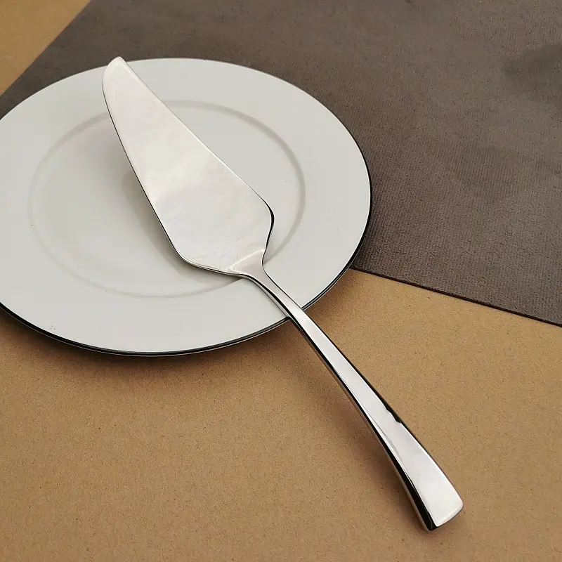18/10 stainless steel pizza shovel, cake shovel, triangular pizza shovel