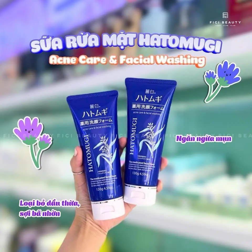 Sữa rửa mặt ý dĩ dành cho da dầu,da mụn