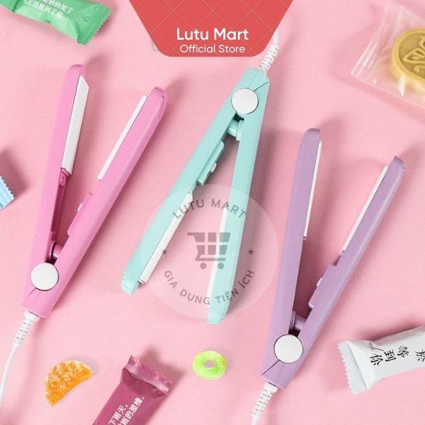  Máy Hàn Miệng Túi Mini Cầm Tay Hàn Túi Trung Thu Kẹo Nougat Bánh Quy Kẹp Hàn Nhiệt - Lutu Mart 