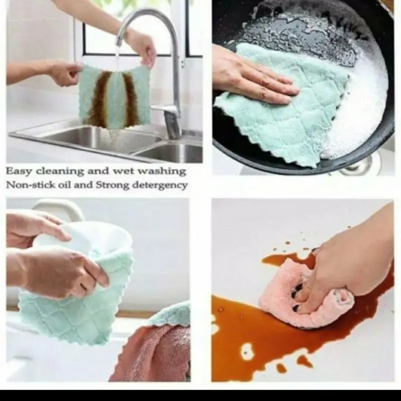 Afnansa - Lap Dapur Microfiber Penyerap Air Dan Minyak 2