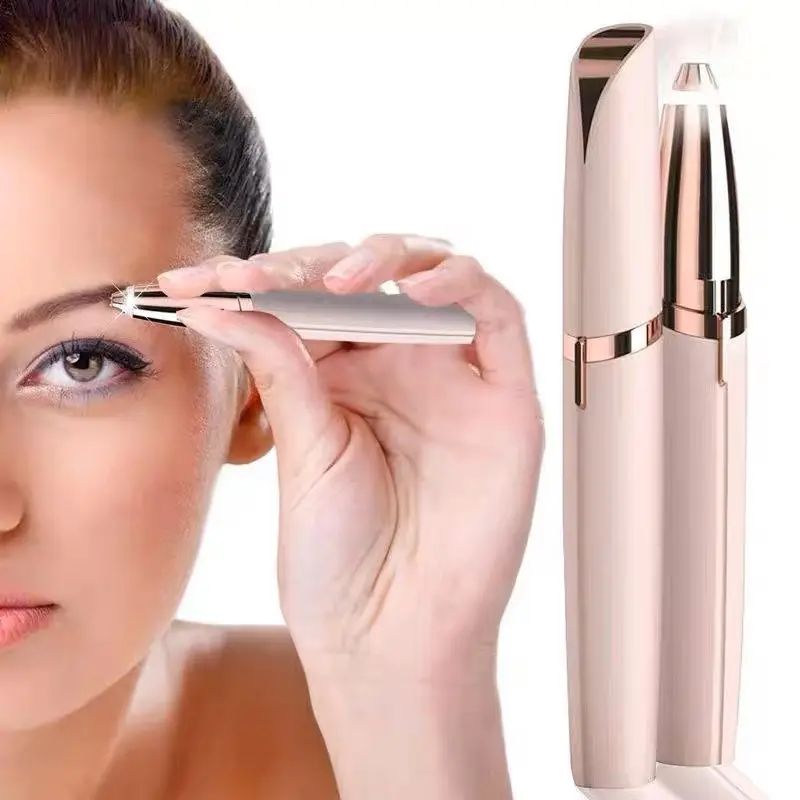 Electric Eyebrow Trimmer Eye Brow Shaper Pencil Face Hair Remover ForWomen Makeup Painless Automatic Eyebrow Scrape TrimmingTool