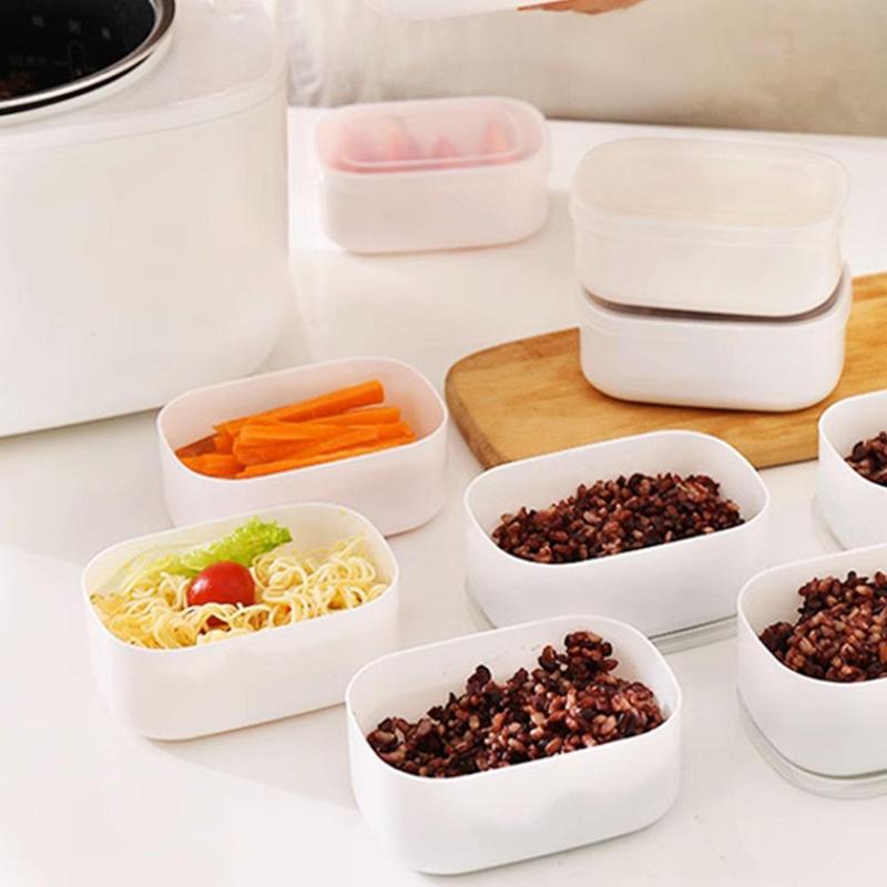 Rice Portioning Box Fat-reduced Meal Quantitative Lunch Food Lunch Container Storage Box Q7X7 6