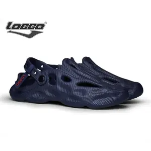 Sandal Loggo Atlantis series navy size 35-44 Pria Wanita