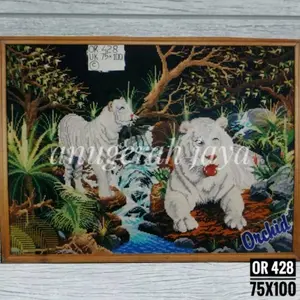 Paket Sulam Strimin Kristik Orchid No 428